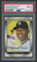 Mariano Rivera 2019 Topps Gallery Masterpiece Autographs #MAMR #6/10 (PSA 10) at PristineAuction.com
