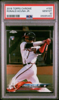 Ronald Acuna Jr. 2018 Topps Chrome #193 RC (PSA 10) at PristineAuction.com