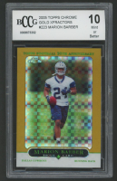 Marion Barber 2005 Topps Chrome Gold Xfractors #223 #98/399 (BCCG 10) at PristineAuction.com