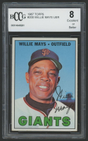 Willie Mays 1967 Topps #200 (BCCG 8) at PristineAuction.com