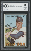 Carl Yastrzemski 1967 Topps #355 (BCCG 8) at PristineAuction.com