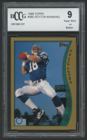 Peyton Manning 1998 Topps #360 RC (BCCG 9) at PristineAuction.com
