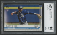 Fernando Tatis Jr. 2019 Topps #410 RC (BCCG 10) at PristineAuction.com