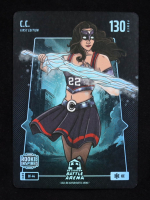 Caitlin Clark 2024 Bo Jackson Battle Arena "C.C." Rookie 1st Edition Ice #BF44 RC at PristineAuction.com