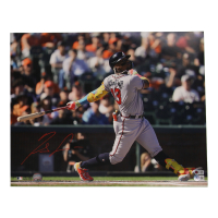 Ronald Acuna Jr. Signed Braves 16x20 Photo (Acuna Jr. & Beckett) at PristineAuction.com