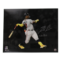 Ronald Acuna Jr. Signed Braves 16x20 Photo Inscribed "40/70" (Acuna Jr. & Beckett) at PristineAuction.com