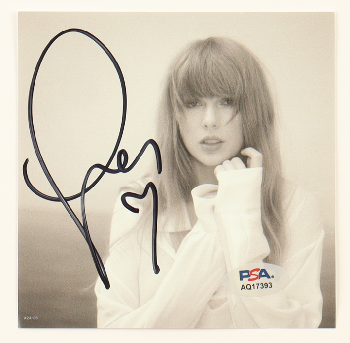 Taylor Swift Signed "The Tortured Poets Department" CD Album Insert (PSA) at PristineAuction.com Taylor Swift Signed "The Tortured Poets Department" CD Album Insert (PSA) at PristineAuction.com