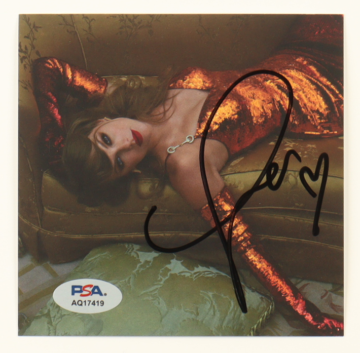 Taylor Swift Signed "The Life of a Showgirl" CD Album Insert (PSA) at PristineAuction.com Taylor Swift Signed "The Life of a Showgirl" CD Album Insert (PSA) at PristineAuction.com