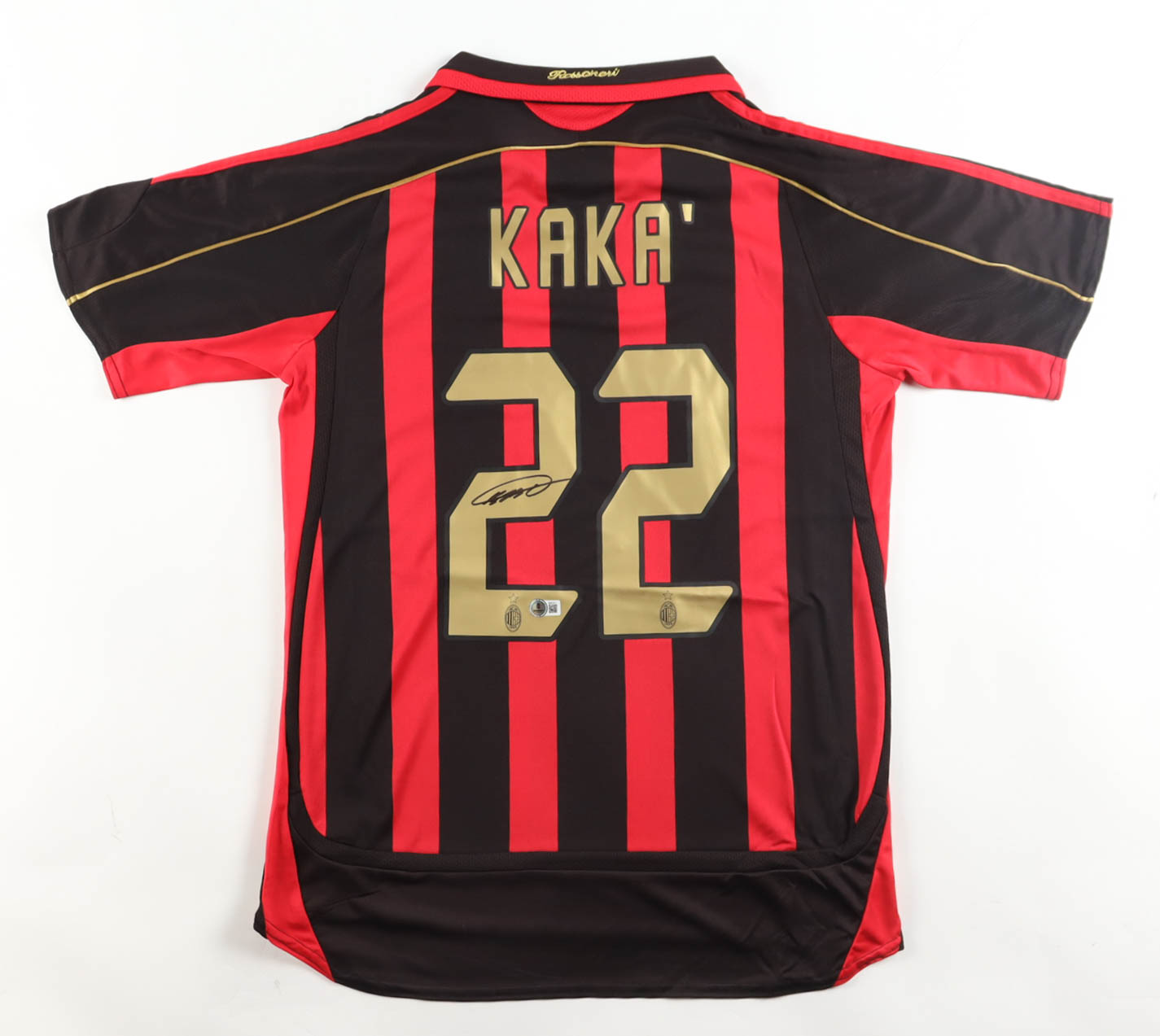 Kaka Signed A.C. Milan Adidas Authentic Jersey (Beckett) at PristineAuction.com Kaka Signed A.C. Milan Adidas Authentic Jersey (Beckett) at PristineAuction.com