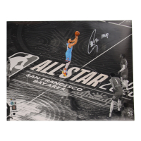 Stephen Curry Signed Warriors 16x20 Photo Inscribed "MVP" (Curry & Beckett) at PristineAuction.com