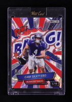 Cam Skattebo 2025 Wild Card Comix BAANG! Silver Lava #ACBRB-CS #05/18 RC at PristineAuction.com