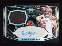Baker Mayfield 2018 Panini Obsidian Rookie Jersey Autographs #5 #34/75 RC at PristineAuction.com