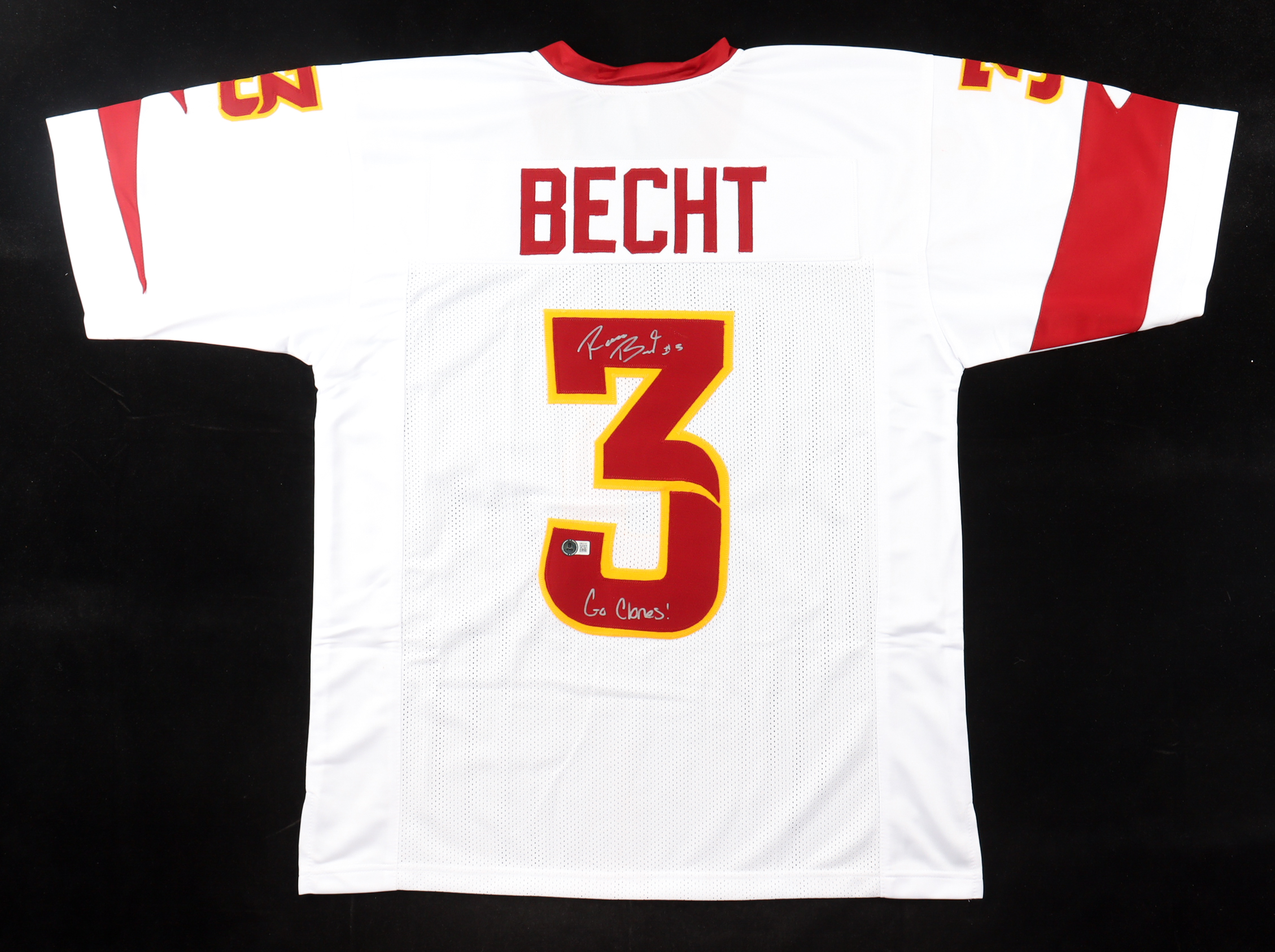 Rocco Becht Signed Jersey Inscribed "Go Clones!" (Beckett) at PristineAuction.com Rocco Becht Signed Jersey Inscribed "Go Clones!" (Beckett) at PristineAuction.com