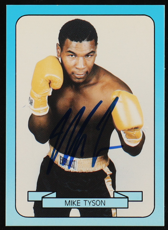 Mike Tyson Signed 1990 Living Legend Series 1 #18 (PSA) at PristineAuction.com Mike Tyson Signed 1990 Living Legend Series 1 #18 (PSA) at PristineAuction.com