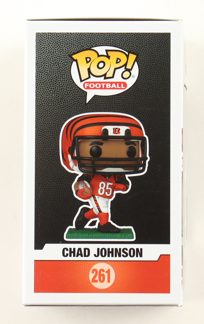 Chad Johnson Signed Bengals #261 Funko Pop! Vinyl Figure (Beckett) at PristineAuction.com Chad Johnson Signed Bengals #261 Funko Pop! Vinyl Figure (Beckett) at PristineAuction.com
