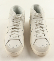 Larry Bird Signed Set of (2) Converse All Star White Leather Basketball Shoes (Beckett & PSA) at PristineAuction.com