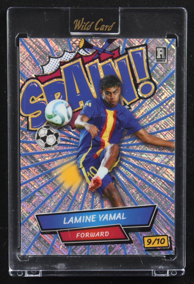 Lamine Yamal 2024 Wild Card Comix Spain! Speckle Silver #ACSRLY4 RC #9/10 at PristineAuction.com Lamine Yamal 2024 Wild Card Comix Spain! Speckle Silver #ACSRLY4 RC #9/10 at PristineAuction.com