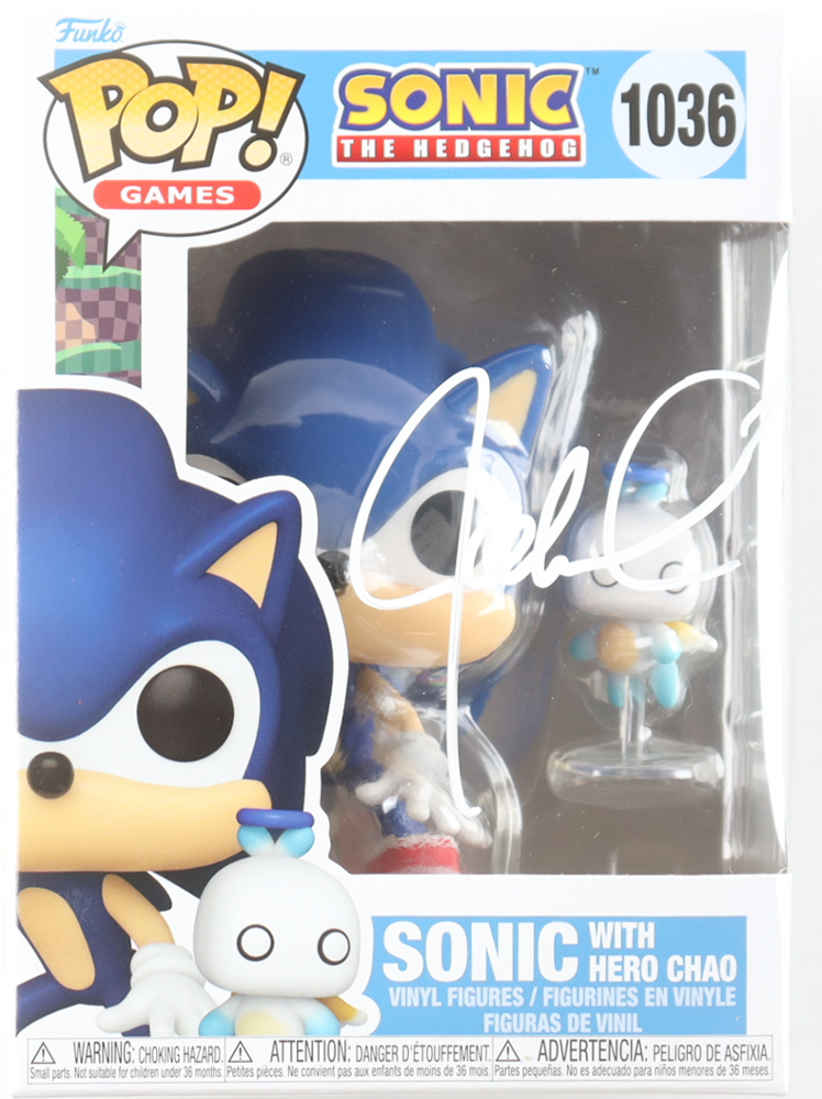 Jaleel White Signed "Sonic The Hedgehog" #1036 Sonic With Hero Chao Funko Pop! Vinyl Figure (Schwartz) at PristineAuction.com Jaleel White Signed "Sonic The Hedgehog" #1036 Sonic With Hero Chao Funko Pop! Vinyl Figure (Schwartz) at PristineAuction.com