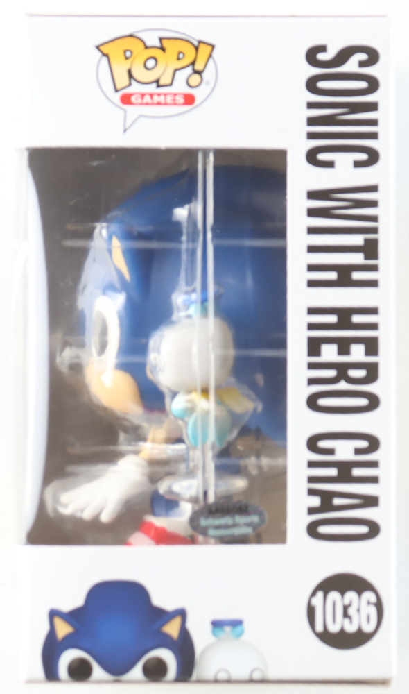 Jaleel White Signed "Sonic The Hedgehog" #1036 Sonic With Hero Chao Funko Pop! Vinyl Figure (Schwartz) at PristineAuction.com Jaleel White Signed "Sonic The Hedgehog" #1036 Sonic With Hero Chao Funko Pop! Vinyl Figure (Schwartz) at PristineAuction.com
