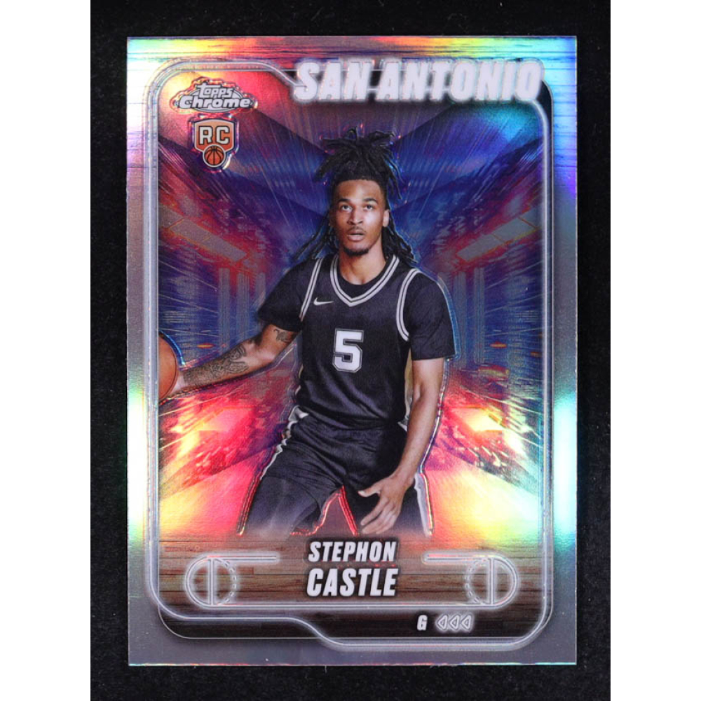 Stephon Castle 2024-25 Topps Chrome Refractors #122 RC at PristineAuction.com