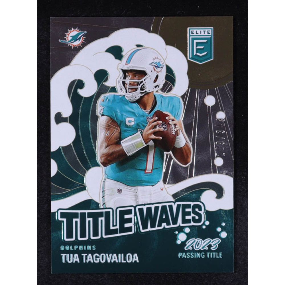 Tua Tagovailoa 2024 Elite Title Waves #8 #209/349 at PristineAuction.com