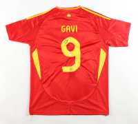 Gavi Signed Spain Adidas Authentic Jersey (PSA) at PristineAuction.com