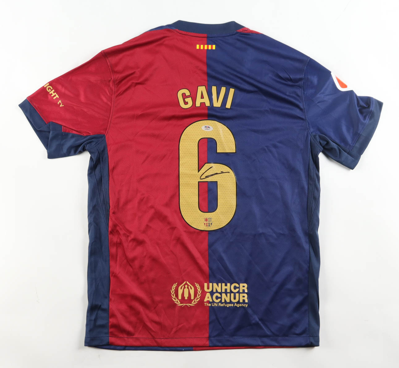 Gavi Signed FC Barcelona Nike Authentic Jersey (PSA) at PristineAuction.com Gavi Signed FC Barcelona Nike Authentic Jersey (PSA) at PristineAuction.com