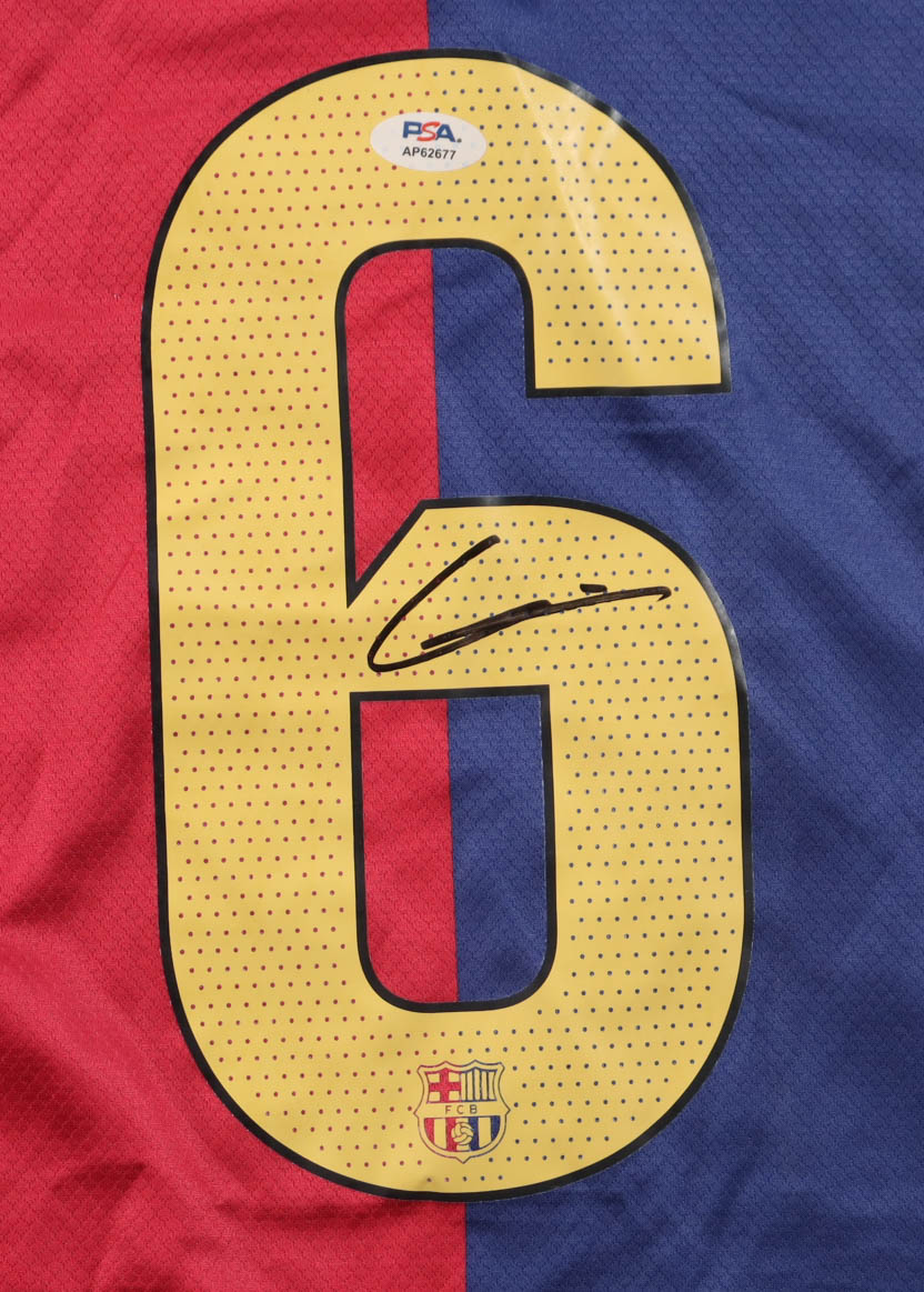 Gavi Signed FC Barcelona Nike Authentic Jersey (PSA) at PristineAuction.com Gavi Signed FC Barcelona Nike Authentic Jersey (PSA) at PristineAuction.com