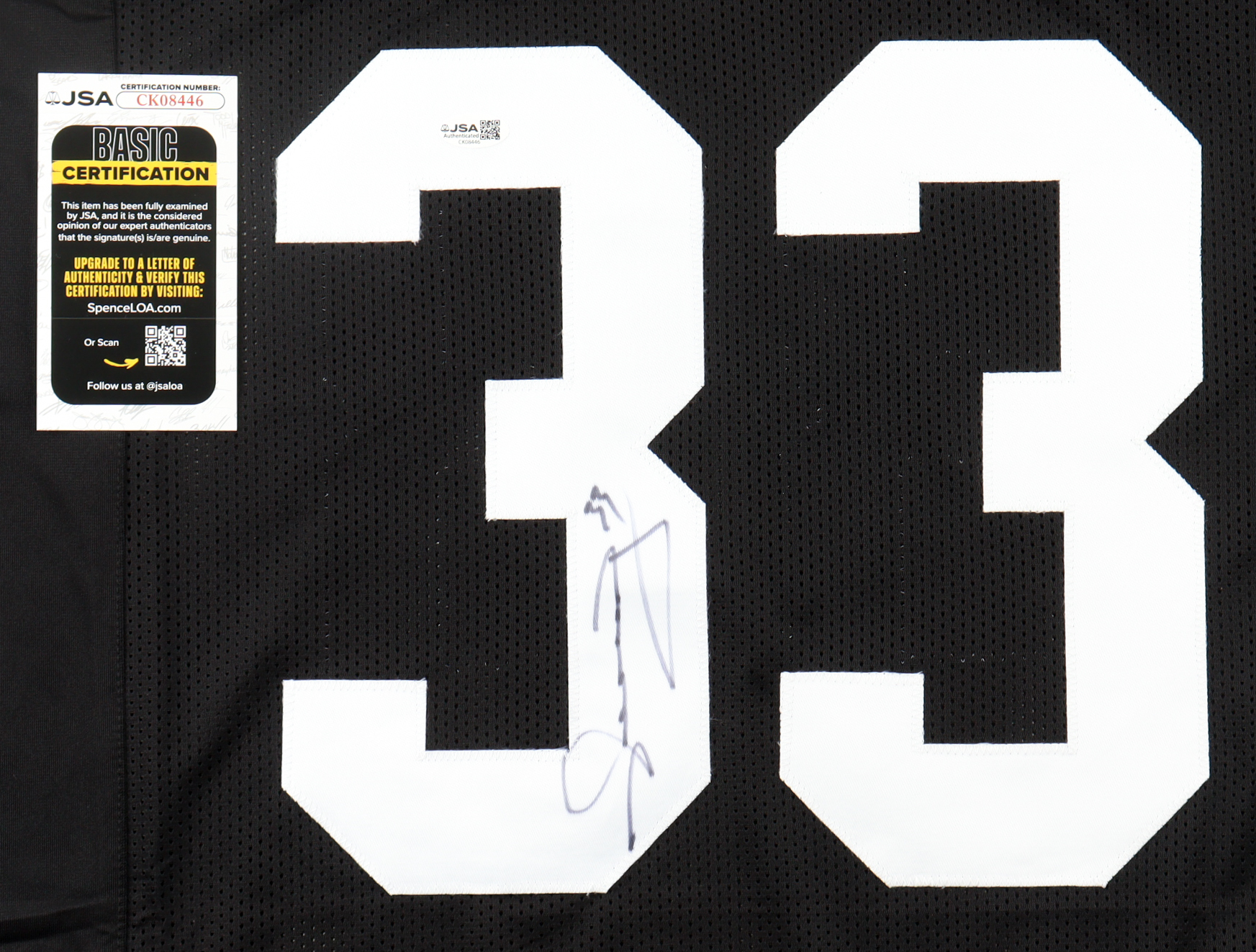 Merril Hoge Signed Jersey (JSA) at PristineAuction.com Merril Hoge Signed Jersey (JSA) at PristineAuction.com