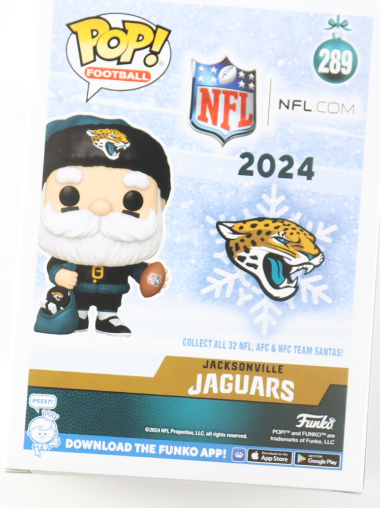 Mark Brunell Signed "Jaguars" #289 Jaguars Santa Funko Pop! Vinyl Figure (Schwartz) at PristineAuction.com Mark Brunell Signed "Jaguars" #289 Jaguars Santa Funko Pop! Vinyl Figure (Schwartz) at PristineAuction.com