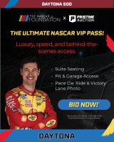 EXCLUSIVE Daytona International Speedway EVIP Experience for 2 with Garage and Pit Passes, Driver Meeting, and Victory Lane Photo with Cup Winner at PristineAuction.com