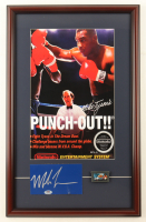 Mike Tyson Signed Custom Framed Cut Display with Art Print & Game Cartidge (PSA) at PristineAuction.com