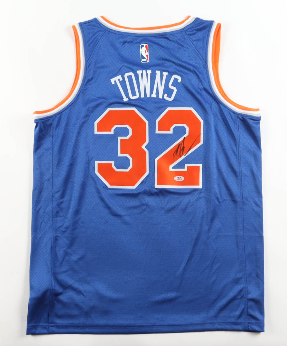 Karl-Anthony Towns Signed Knicks Nike Authentic Jersey (PSA) at PristineAuction.com Karl-Anthony Towns Signed Knicks Nike Authentic Jersey (PSA) at PristineAuction.com