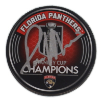 Paul Maurice Signed Panthers 2025 Stanley Cup Champions Logo Hockey Puck (JSA) at PristineAuction.com