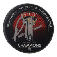 Paul Maurice Signed Panthers 2024 Stanley Cup Champions Logo Hockey Puck (JSA) at PristineAuction.com
