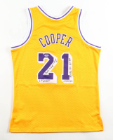 Michael Cooper Signed Lakers Mitchell & Ness Authentic Jersey Inscribed "LA Lakers" & "80, 82, 85, 87-88 Champs" (PSA) at PristineAuction.com