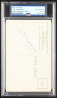 Joe DiMaggio Signed Hall of Fame Plaque Postcard (PSA) at PristineAuction.com