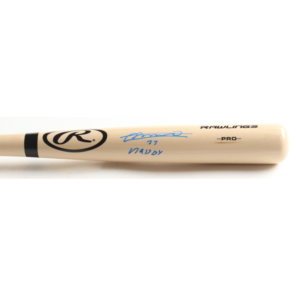 Vladimir Guerrero Jr. Signed Rawlings Pro Baseball Bat Inscribed "Vladdy" (JSA & USASM) at PristineAuction.com