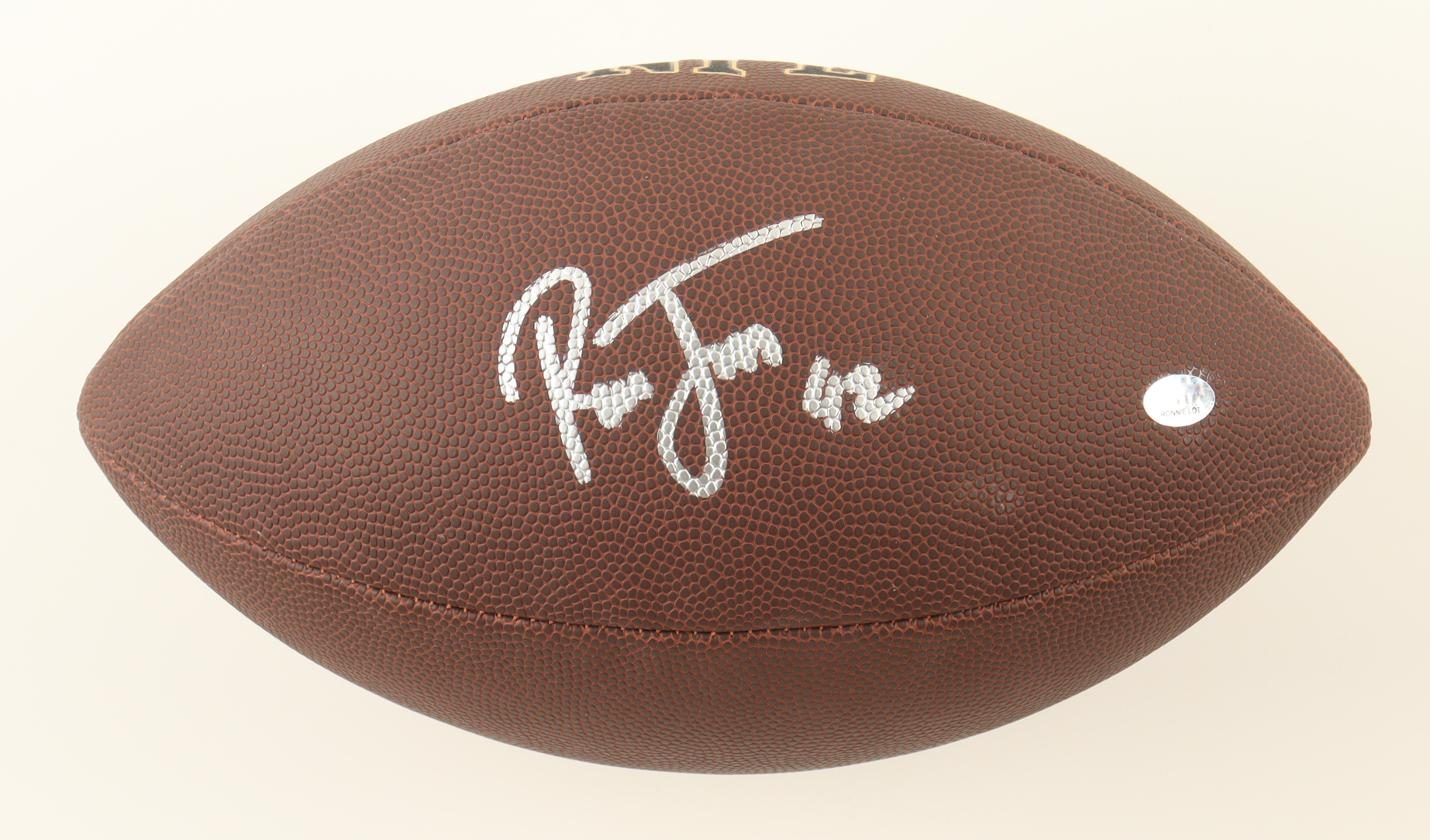 Ronnie Lott Signed NFL Football (Lott) at PristineAuction.com Ronnie Lott Signed NFL Football (Lott) at PristineAuction.com
