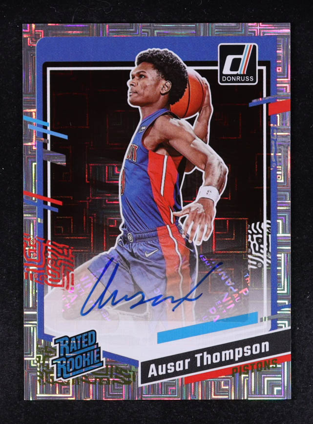 Ausar Thompson 2023-24 Donruss Rated Rookies Signatures Choice #278 RC at PristineAuction.com Ausar Thompson 2023-24 Donruss Rated Rookies Signatures Choice #278 RC at PristineAuction.com