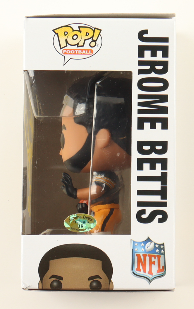 Jerome Bettis Signed "Steelers" #117 Funko Pop! Vinyl Figure (Bettis) at PristineAuction.com Jerome Bettis Signed "Steelers" #117 Funko Pop! Vinyl Figure (Bettis) at PristineAuction.com