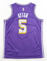 Deandre Ayton Signed Lakers Jordan Authentic Jersey (PSA) at PristineAuction.com