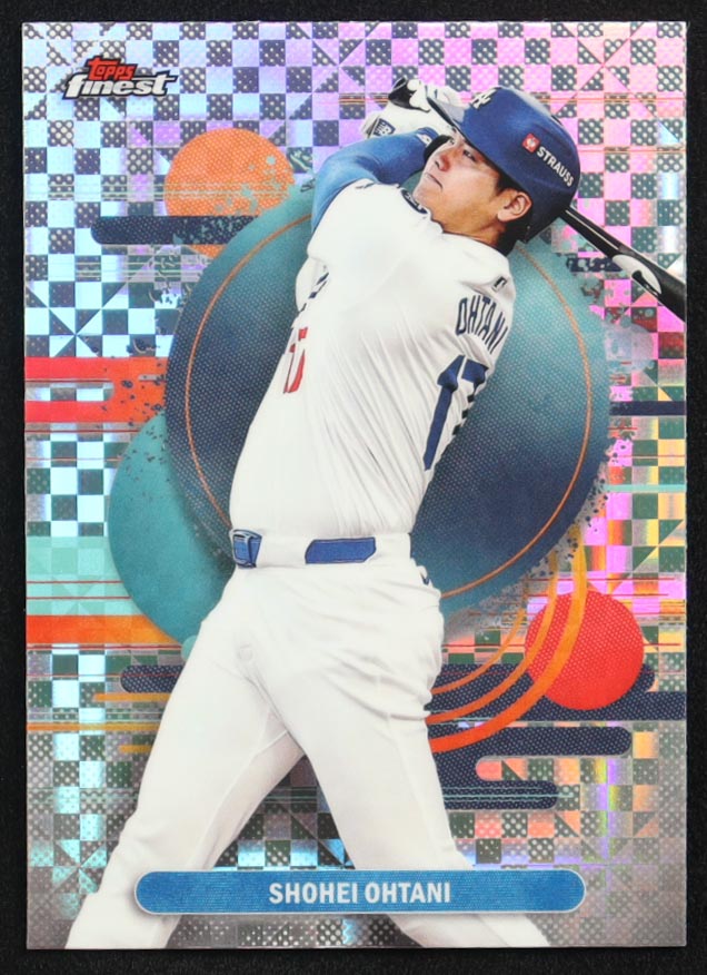 Shohei Ohtani 2025 Finest Checkerboard Refractors #190 at PristineAuction.com Shohei Ohtani 2025 Finest Checkerboard Refractors #190 at PristineAuction.com
