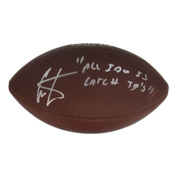 Cris Carter Signed NFL Football Inscribed "All I Do is Catch TDs" (Schwartz) at PristineAuction.com