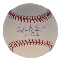 Bob Feller Signed OML Baseball Inscribed "HOF 62" (PSA) at PristineAuction.com