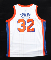 Karl-Anthony Towns Signed Knicks Nike Authentic Jersey (PSA) at PristineAuction.com