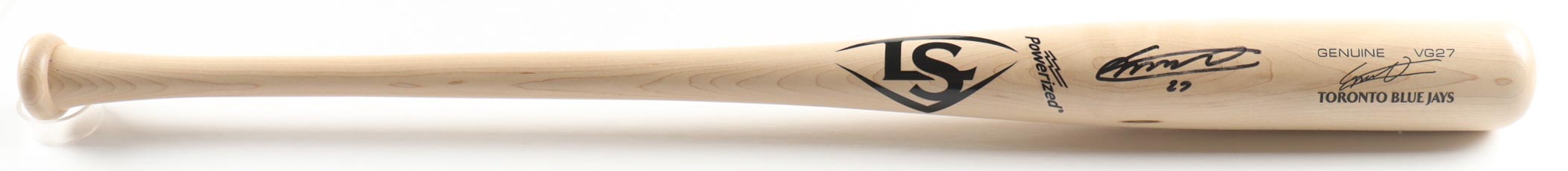 Vladimir Guerrero Jr. Signed Louisville Slugger Baseball Bat (Guerrero Jr. & Beckett) at PristineAuction.com Vladimir Guerrero Jr. Signed Louisville Slugger Baseball Bat (Guerrero Jr. & Beckett) at PristineAuction.com