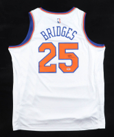 Mikal Bridges Signed Knicks Nike Authentic Jersey (PSA) at PristineAuction.com