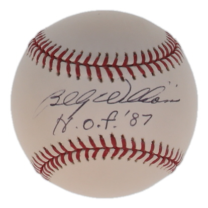 Billy Williams Signed OML Baseball Inscribed "HOF 87" (PSA) at PristineAuction.com Billy Williams Signed OML Baseball Inscribed "HOF 87" (PSA) at PristineAuction.com
