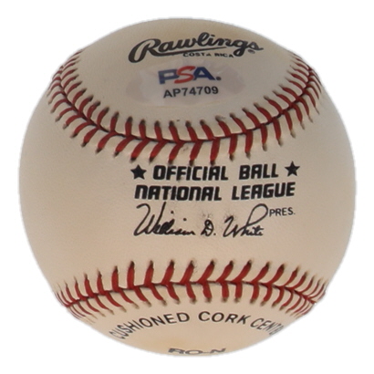 Willie McCovey Signed ONL Baseball (PSA) at PristineAuction.com Willie McCovey Signed ONL Baseball (PSA) at PristineAuction.com